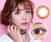 Geo Medical Big Grang Grang Brown Circle Lens